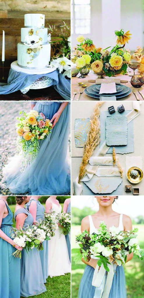 blue Color sea wedding theme