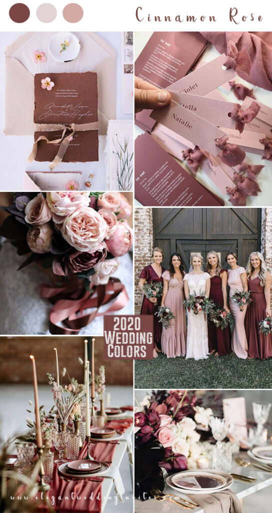 Cinnamon Color wedding theme